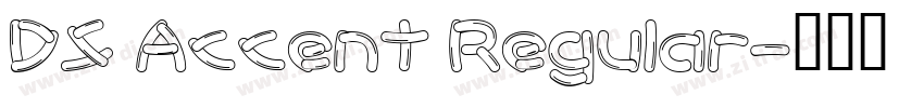 DS Accent Regular字体转换